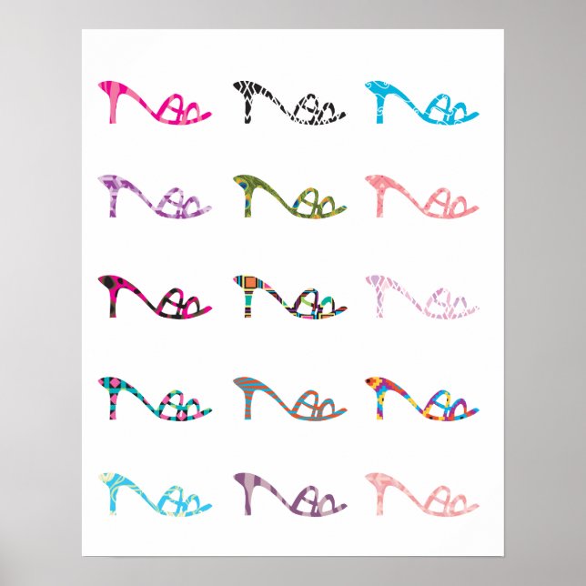 Musterschuhe Poster (Vorne)