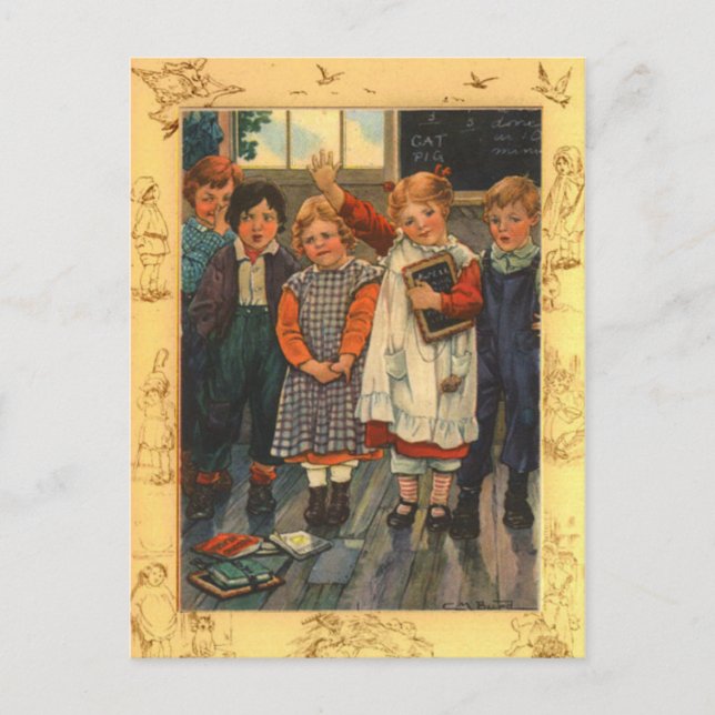 Musterschüler Postkarte (Vorderseite)