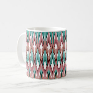 Musterwelle mehrfarbig Mode Retro Kaffeetasse