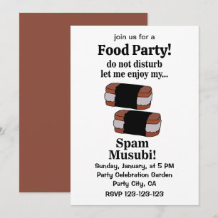Musubi Lass Mich Meine Spam Musubi Genießen Einladung