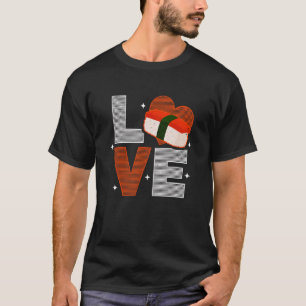 Musubi Liebt Sushi Chef Hawaiianisch Japanisches E T-Shirt