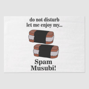 Musubi Ließ mir Spaß meine Spam Musubi Seidenpapier