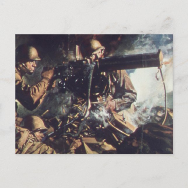 Mut auf Schlachtfeld Postkarte (Vorderseite)