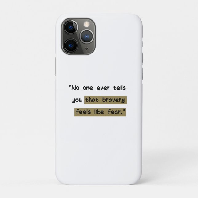 Mut fühlt sich wie Angst | Motivierend Angebot Case-Mate iPhone Hülle (Rückseite)