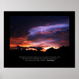 Mut, Geduld, Rest_Black Grenze Poster
