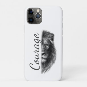 Mut Löwe Künstlerisch Minimal- Case-Mate iPhone Hülle
