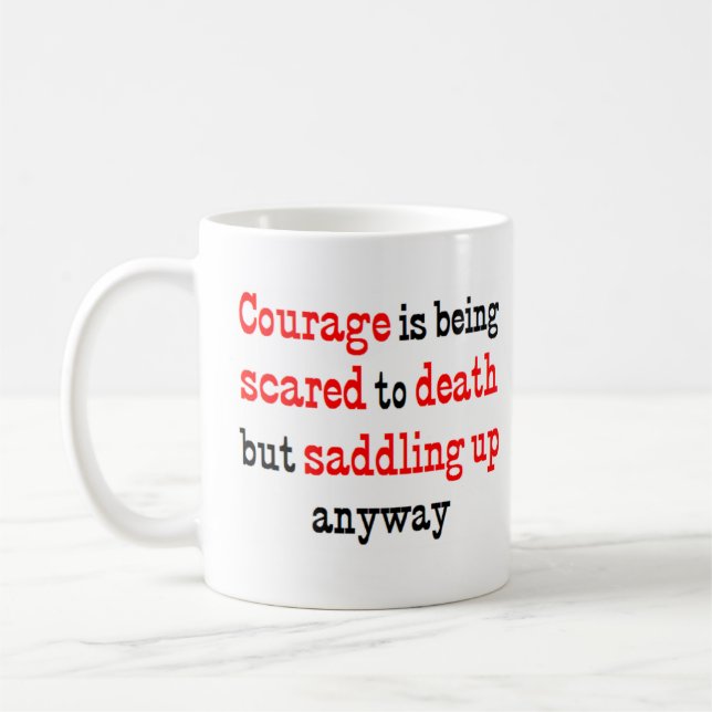 Mut macht sich breit kaffeetasse (Links)