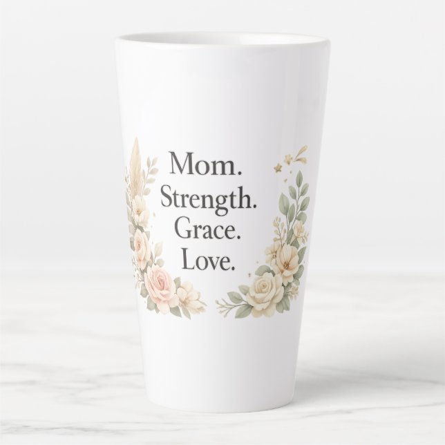 Mut-Tasse 'Stärke & Anmut' Milchtasse (Vorderseite)
