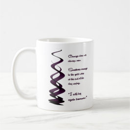 Mut verbreitet sich nicht immer kaffeetasse