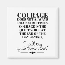 Mut verbreitet sich nicht immer magnet