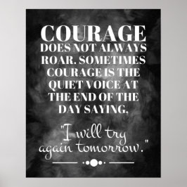 Mut verbreitet sich nicht immer poster