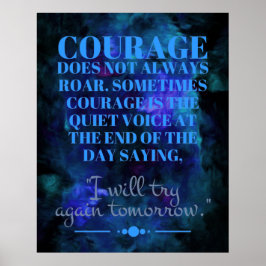 Mut verbreitet sich nicht immer poster