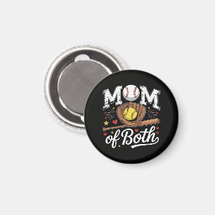 Mut von beiden Game Day Baseball Softball Magnet
