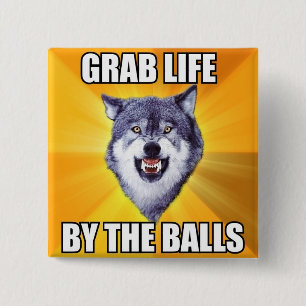 Mut-Wolf-Knopf Button