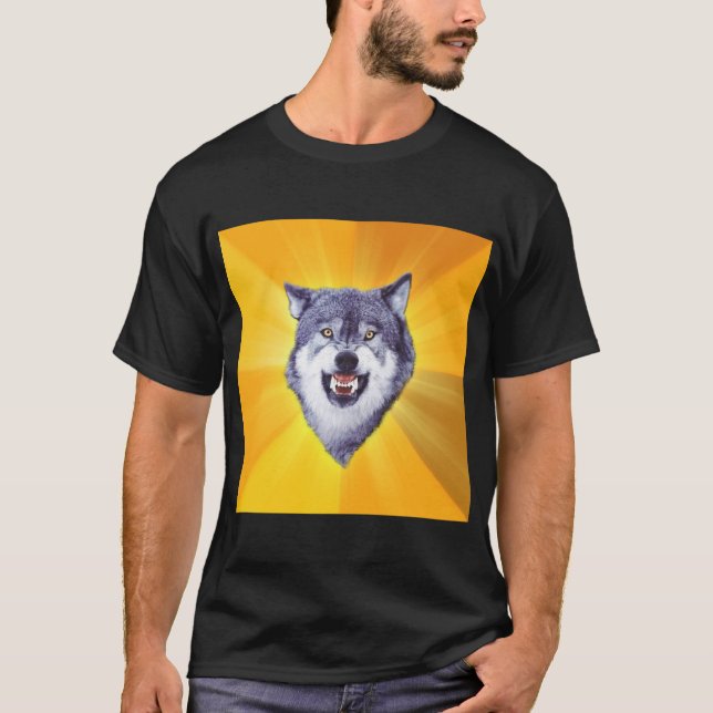 Mut-Wolf T-Shirt (Vorderseite)