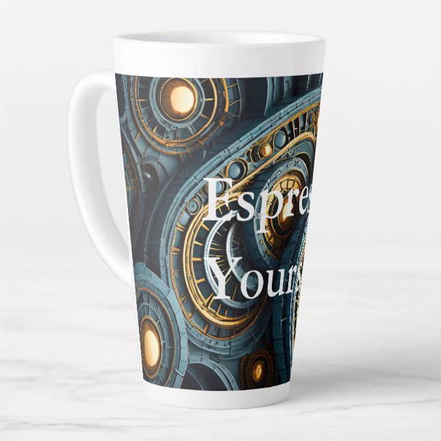 Mutant 1 Latte Tasse (Linke Ecke)