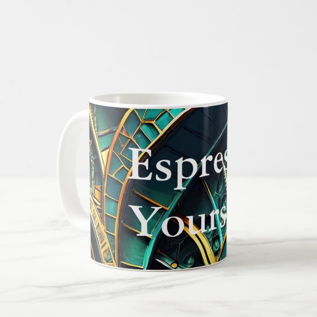Mutant 4 Klassische Tasse (Vorderseite Links)