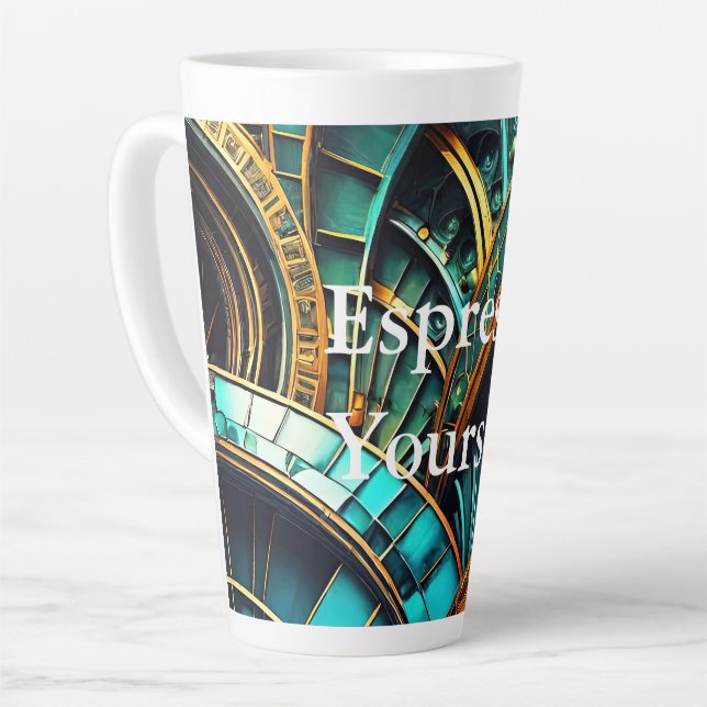 Mutant 4 latte Mug (Angle gauche)