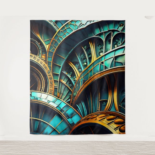 Mutant 4 Tapestry Wandteppich (Vorderseite)