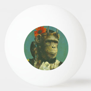 Mutant-Affe-Klingeln Pong Ball Tischtennisball