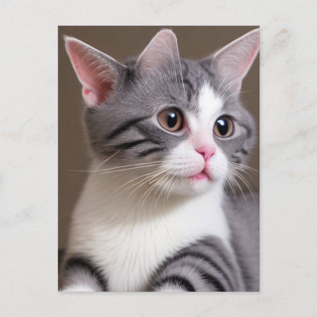 Mutant Kitten Postkarte (Vorderseite)