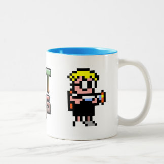 Mutant Mudds Zwei-Ton Tasse