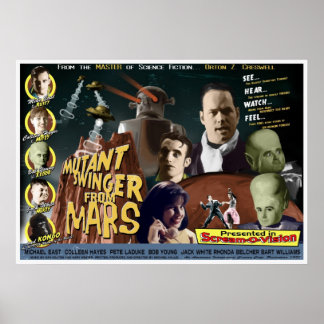Mutant Swinger aus Mars One Sheet STYLE D Poster