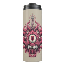 Mutant Thermal-Tumbler mit Augapfel zur Gedankenko