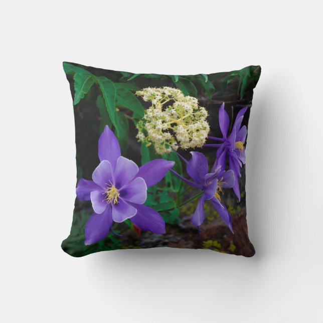 Mutante Wildblumen Kissen (Vorderseite)