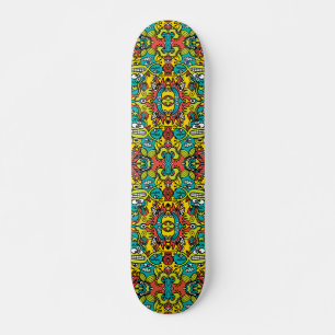 Mutanten von meinem Labrador im Doodle-Art-Stil Skateboard
