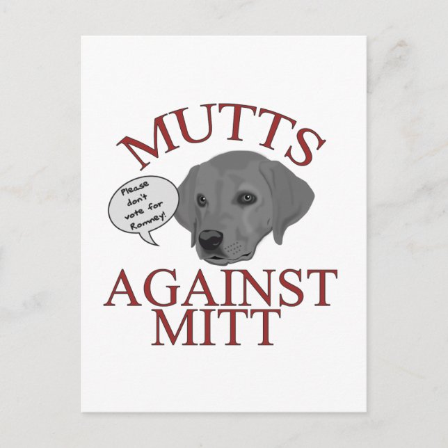 Mutationen gegen den Mitt Postkarte (Vorderseite)