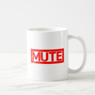 Mute Briefmarke Kaffeetasse