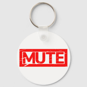 Mute Briefmarke Schlüsselanhänger