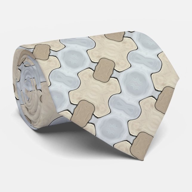 Mute Earth Tones Krawatte (Gerollt)