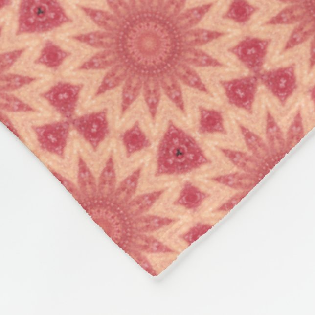 Mute Floral Boho Magic Fleecedecke (Ecke)