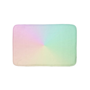 Mute Gradient Ombre Rainbow Pastel Ästhetische Badematte