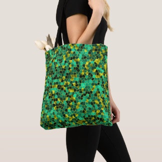 Mute Green und Gold Shatter Tasche