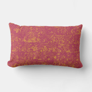 Mute Magenta und Orange Lendenkissen