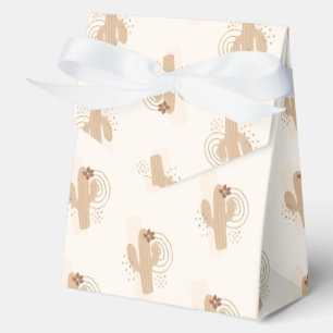 Mute Minimalistisch Boho Wüste Cactus Baby Shower Geschenkschachtel