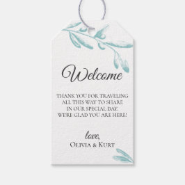 Mute Olivenzweige Hochzeitssacktasche Geschenkanhänger