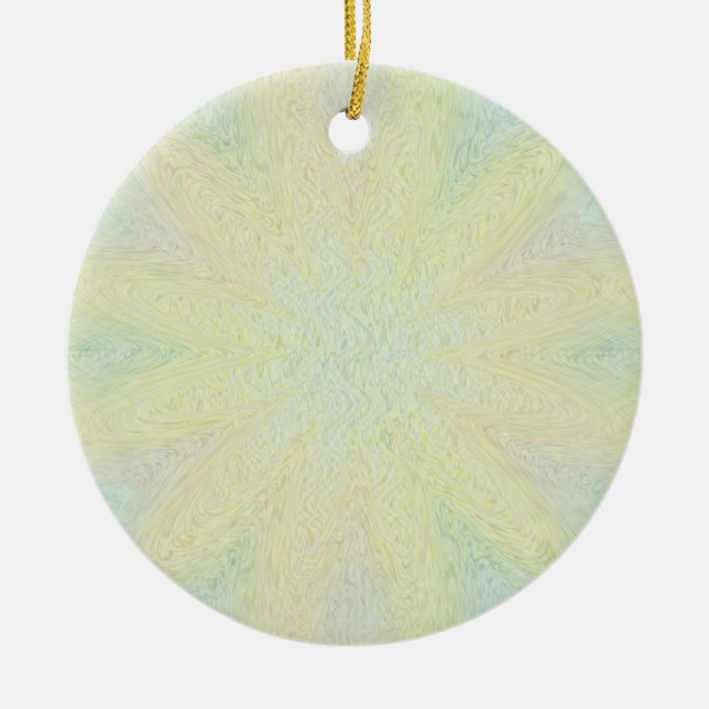 Mute Pastel florale Gedenkstätte Keramik Ornament (Vorne)