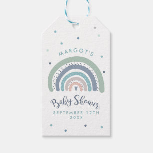 Mute Pastel Rainbow Baby Dusche Gefallen Geschenkanhänger