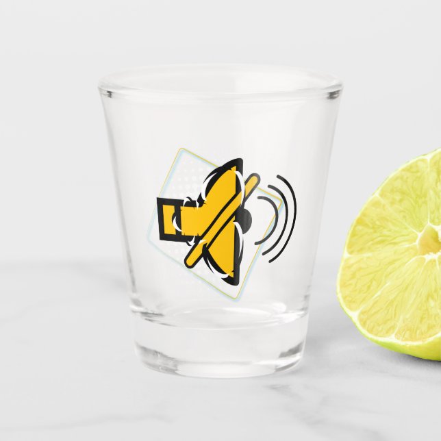 Mute Schnapsglas (Vorderseite)