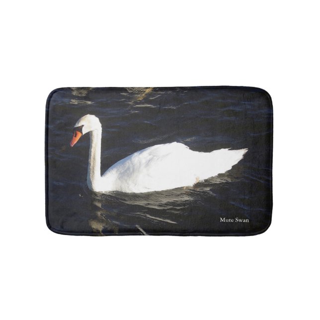 Mute Swan bathmat Badematte (Vorderseite)