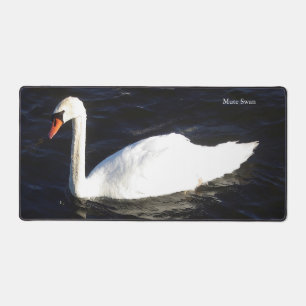 Mute Swan-Schreibtischmatte Schreibtischunterlage