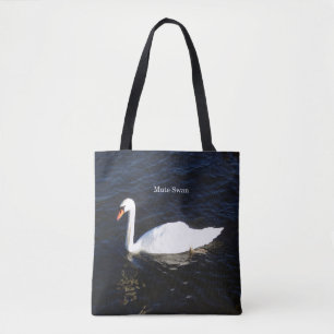 Mute Swan sur tout le sac fourre-tout