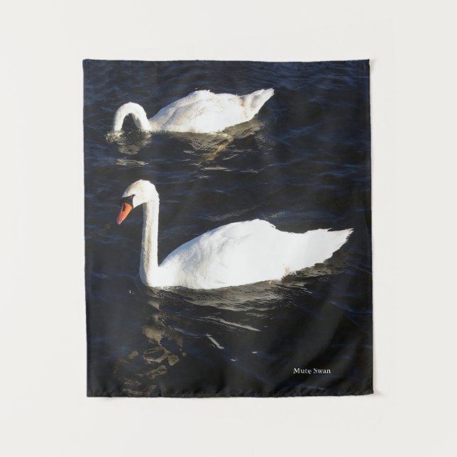 Mute Swan Tapestry Wandteppich (Vorderseite)