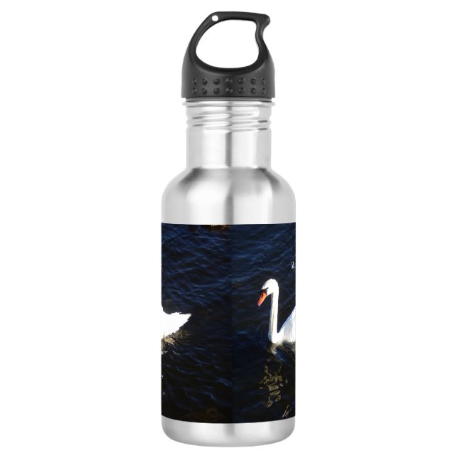 Mute Swan Wasserflasche (Vorderseite)