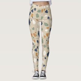 Mute Terrazzo Muster Leggings