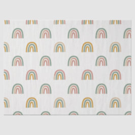Muted boho rainbow scandi pattern  seidenpapier
